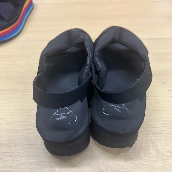 Rocket Dog Women's Hanalei Grosgrain Cotton/Heeled Platform Sandal Size 11 EUC - Picture 5 of 9